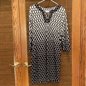 Black and white dress